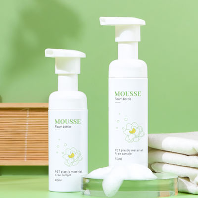 JXPACK زجاجة مضخة رغوة بي تي مع رأس مضخة الصحافة والديكور المخصص في تصميم أنيق للعناية الشخصية