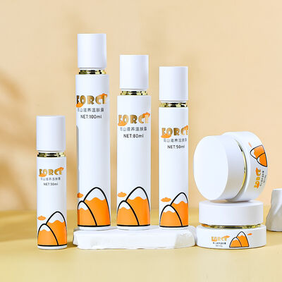 علبة زجاجية تجميلية قابلة للتعديل وقائية من التسرب وصديقة للبيئة لمجموعة عبوات العناية بالبشرة المتميزة