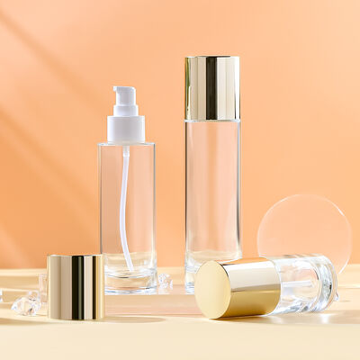 زجاجة لوشن زجاجية صديقة للبيئة قابلة للتخصيص ضد التسرب لتغليف العناية بالبشرة